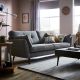 Modern Nordic Living Upholstered Fabric Sofa