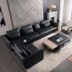 Alba Italian Modern Minimalist Leather Sofa