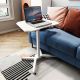 Nordic Modern White Height Adjustable Tiltable Laptop Table