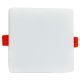 Square Frameless Recessed Downlight (12W)