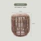Tai An Household low stool door changing shoe stool simple bench Nordic minimalist round stool living room rattan small stool (Small)
