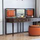 Oriental Chinese Dressing Table Set with Stool
