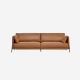 WoZaiJia Ricco Hill 3 Seater Leather Sofa