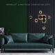 Italian Living Modern Minimalist Classic Grey Leathaire Sofa