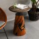 TAI AN Log coffee table round teak tree stump decoration creative home pier homestay personality sofa side table