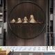 Modern Contemporary Oriental Decorative Iron Wall Art