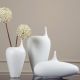 White Cuspidal Ceramic Vase