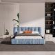WoZaiJia Gusto Life Cloud Fabric Double Bed Frame
