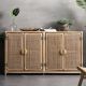 Tai An Minimalist rattan sideboard retro storage cabinet bedroom locker wabi sabi style home living room cabinet