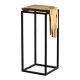 Tai An Coffee table simple solid wood creative small apartment living room sofa side a few balcony homestay style iron art tea table