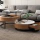 Multifunction Nordic Modern Storage Coffee Table with Pull-Up Table Set