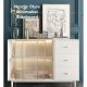 Modern Classy White Sideboard Dining Storage Cabinet