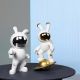 Space Rabbit Table Decor Display Figurine