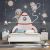 QiMiao American Style Rocket Solid Wood Children Bed
