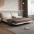 YiShi Italian Minimalist Upholstered Leather Bed