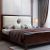 Chinese Oriental Style Wooden Bed w/o Storage