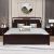 Chinese Modern Oriental Wood Bedframe w/o Storage