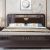 Chinese Modern Oriental Solid Wood Bed w/o Storage