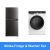Midea Fridge & Washer Package