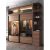 ZMJ Modern Wood Modular Glass Sliding Door Wardrobe