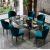 Bianco Luxury Faux Marble Top Dining Table