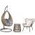 YLT Outdoor Curved Swing Chair