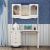 Boy's Blue/White Study Desk with Storage Shelf