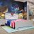 QiMiao American Minimalist Style Superman Shaped Solid Wood Children Bed