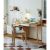 Mu Yue Modern Simple Multifunctional Solid Wood L-shape Desk