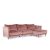 Modern Classic Contemporary Upholstered Sectional L-Shape Sofa