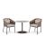 YLT Outdoor Bitar Lounge Chair and Table Set
