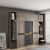 Nordic Sliding Door Wardrobe with Modular Add-On Storage/Dresser