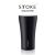 STTOKE [Luxe Black] LEAKPROOF 16 Oz Cup Reusable Shatterproof Ceramic Cup Coffee Tea