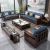 Classic Traditional Chinese Oriental Wooden Sofa with Storage