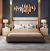 Modern Luxe Genuine Leather Storage Bed