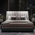 Modern Italian Genuine Leather Storage Bed