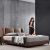 Modern Genuine Leather Bed with/without Storage Compartment