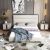Italian Minimalist Solid Wood Storage Bed