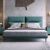 Nordic Leathaire Green Platform Bed