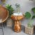 TAI AN  Log coffee table Nordic teak wabi sabi wind balcony round table net red living room sofa side table small tea table