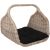 Tai An Rattan hand-woven portable dog kennel Wabi Sabi style home retro dog bed rattan small dog pet kennel