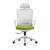 Ergonomic White/Lime Green Office Chair
