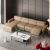 WoZaiJia Como Casa Yaster Leather Functional Sofa