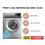 Toshiba Dark Silver Front Load Washing Machine with Wi-Fi Control