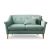 Mid-Century Modern Nordic Fabric Sofa