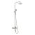 Stainless Steel Single Handle Double Control Shower Mixer