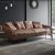 Nilen Italian-Inspired Minimalist Leather Sofa