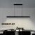 Minimalist Modern Adjustable Length Ceiling Light Pendant