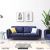 Nordic Modern Minimalist Living Fabric Upholstered Sofa