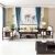 Neo-Chinese Oriental Solid Wood Traditional Sofa